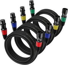 XLR Microphone Cables 35 ft, Balanced Male to Female