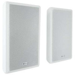 (10) Rockville RockSlim 70W White 5.25″ 70v Commercial Restaurant Wall Speakers