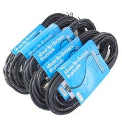MCSPROAUDIO XLR Cable 25FT Low Z Male to Female 3 Pin Mic 25Ft, Black
