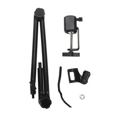 Microphone Arm Stand 180 Degree Adjustable Stable Durable Carbon Steel Desk XDIF