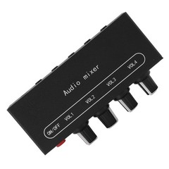 Stereo Line Sound Mixer 3.5mm Input Output Port DC5-12V Sound Mixer For Speaker