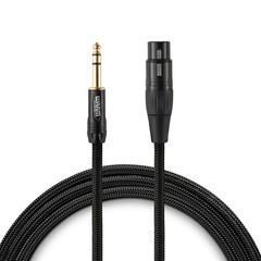 Warm Audio PREM-XLRF-TRSM-6 Premier Series Cable, XLR Female to TRS Male, 6′