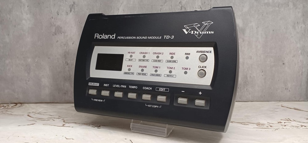 Roland TD-3 Sound Module 114 Sounds MIDI Output Electronic Drum Module Used