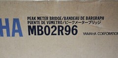 YAMAHA MB-02R96 Meterbridge. Meterbridge for 02R96
