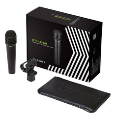 LEWITT MTP 440 DM Dynamic Instrument Microphone Black