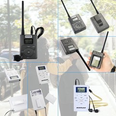 EXMAX E108 DSP Stereo Wireless Headsets FM Radio 1 Transmitter 10 Receivers