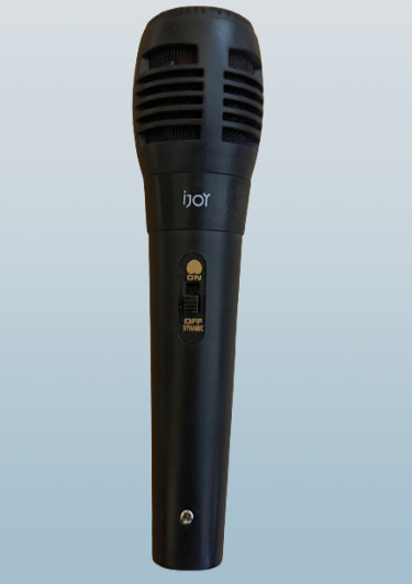 iJoy Dynamic Wired Handheld Microphone 3-Pin XLR Karaoke PA Mic Untested