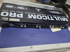 Behringer MDX4400 Multicom Pro Audio Quad Dynamics Processor Tested Works
