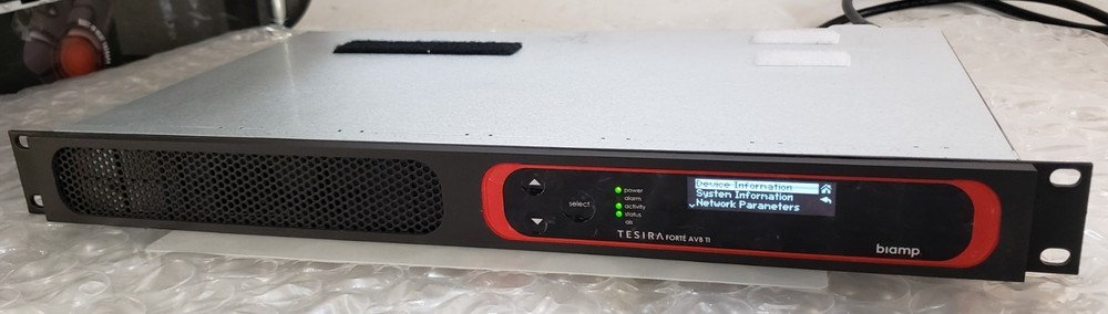 Biamp Tesira Forte AVB TI Digital Audio Signal Processor w/ Power Cord