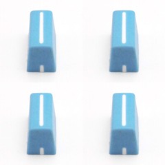 4pcs Fader Knob Cap For Pioneer DDJ-SX SZ Rane 61 62 64 68 Denon Numark (Blue)