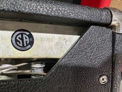 1968 Fender Super Reverb 1st year Silver Face same as pre-CBS w/fact. drip rail.