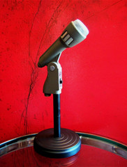 Vintage 1950’s Electro Voice 951 crystal microphone 664 w stand PROP DISPLAY # 2