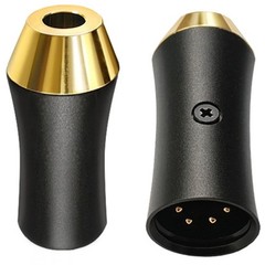 Metal XLR Audios Plug Resists Corrosion Long Last Performances 4Pin XLR Plug