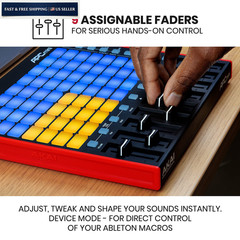 Akai Professional APC Mini MK2 – USB MIDI Pad Controller for Clip Black