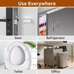 12 Pack Transparent Wall Protector Behind Trash Can, Adhesive Trash Can Wall …
