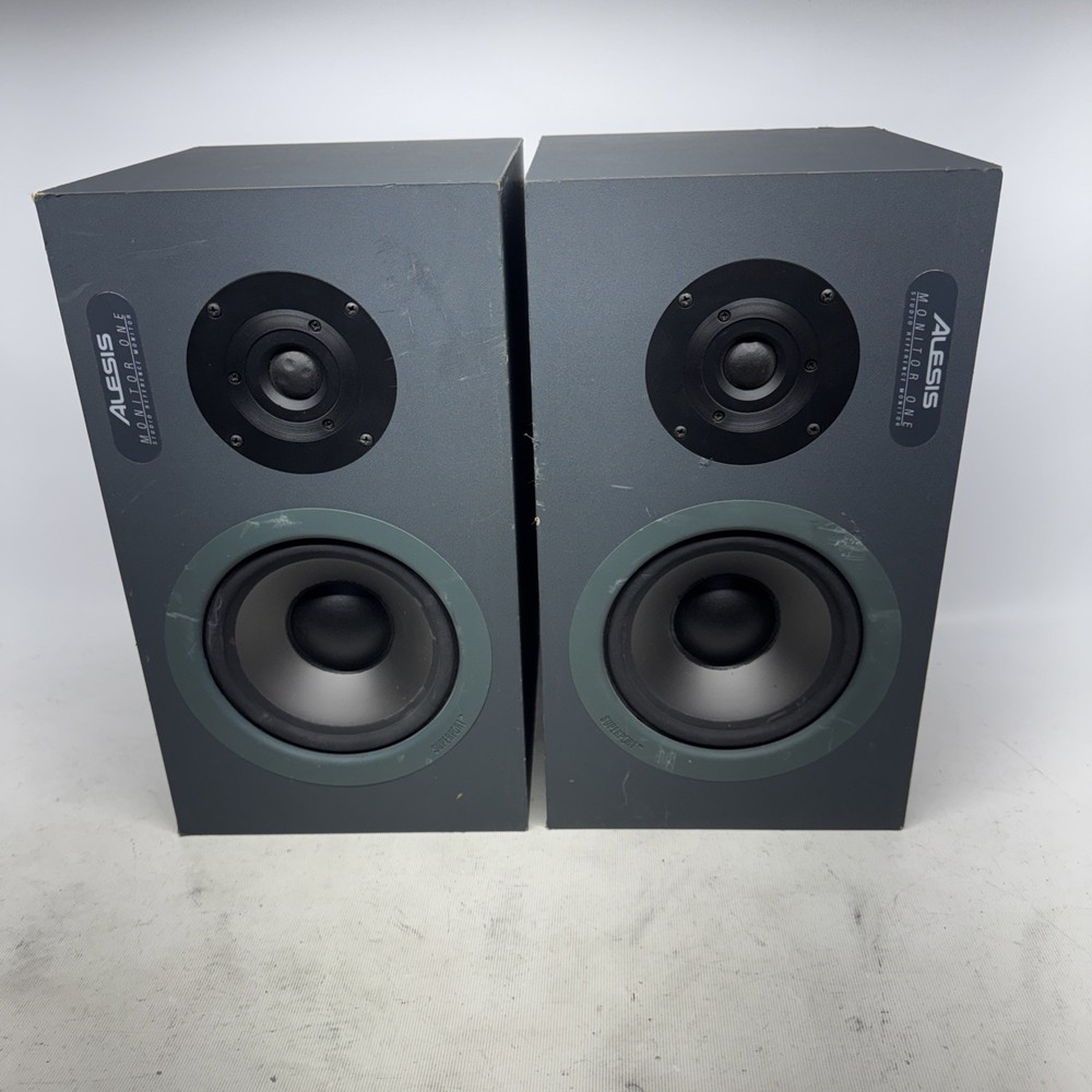 Pair Alesis Monitor One Studio Reference Monitor Speakers