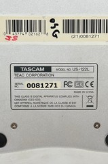 Tascam US-122L USB 2.0 Audio MIDI Interface
