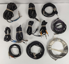 Mixed XLR Microphone Cable Lot (various Lengths) and more