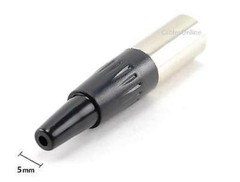 2-PACK Mini XLR 3-Pin Male Pro Lapel Microphone/ Mic Pack Audio Connector