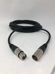 AXL LO-Z Microphone Cable ~ 18.5″ CM-180-20 6.5mm Cord, Black