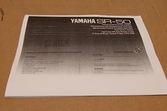 YAMAHA SR-50 Natural Sound Surround Processing Amplifier 25W Per Channel 8 Ohms
