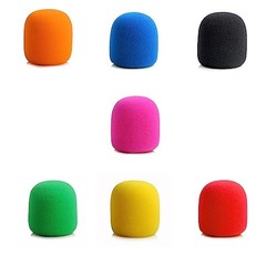 14pcs Handheld Stage Microphone Cover Windscreen Sponge Foam Mic Cover For
