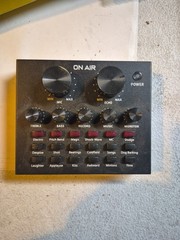 Tzumi ON AIR Black Bluetooth/Wired Audio Jacks Live Broadcast Wave Sound Mixer