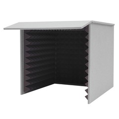 Desktop Soundproof Cover Portable Vocal Recording Booth Sound Absorbing Shield