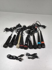 Lot of 10 Assorted Used Microphones – Various Brands & Models
