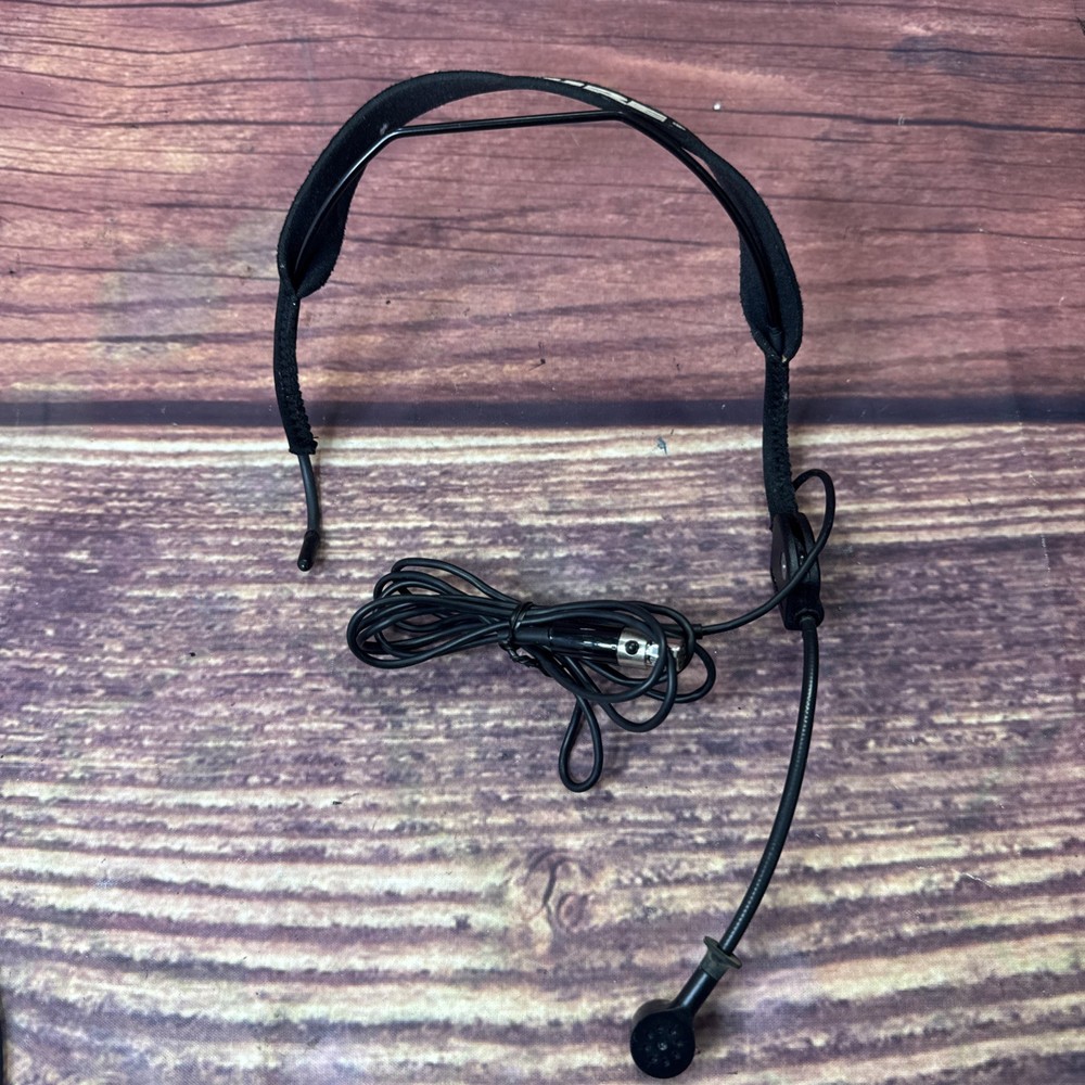 Shure WH20 Headset Microphone Wired TA4F Mini-XLR Adjustable Headband Black