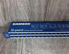 Samson S-Patch Plus 48-Point Balanced Patchbay | Tested | NO POWER CORD
