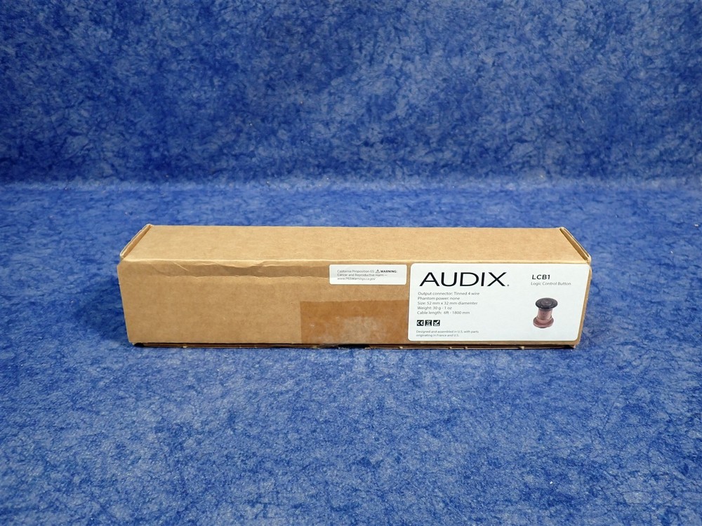 Audix LCB1 Installed Sound Microphone Logic Control Button (G37)