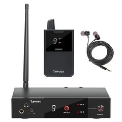 UHF Wireless In-Ear Monitor System with Earphone,180Ft, Rack Mount, Professional
