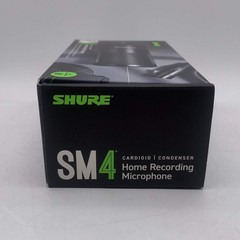 New Shure SM4 20Hz – 20kHz Condenser Home Recording Microphone SM4-K