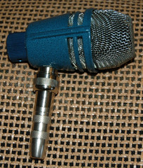 Custom Darome 431 Harp Harmonica mic with Hi-Z Dynamic Element 1/4″ jack, Blue!