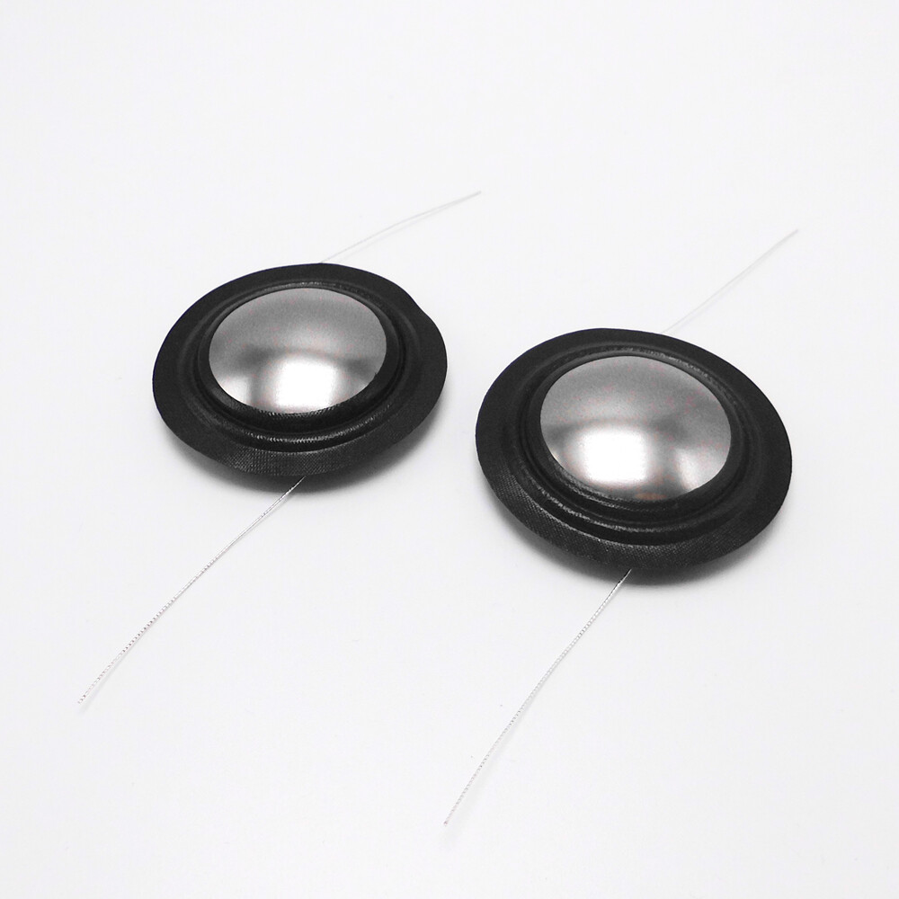 2pcs 25.4mm 25.5mm (1″) Tweeter Diaphragm Voice Coil 8 ohm Repair Parts