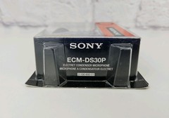 Sony Silver Electret Stereo Compact Condenser Microphone ECM-DS30P Plug In Power