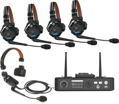 Hollyland Solidcom C1 Pro Wireless Intercom System – 4 Headsets and Hub