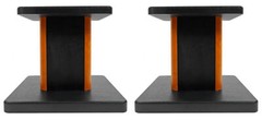 8” Wood Bookshelf Speaker Stands For Dayton Audio B452 4.5″ Bookshelf Speakers