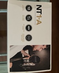 RØDE NT1-A Large Diaphragm Cardioid Studio Mic w/ SM6 Shock Mount Pop