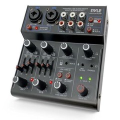 Pyle Professional Wireless DJ Audio – 4 Channel Bluetooth Controller Sound Mixer