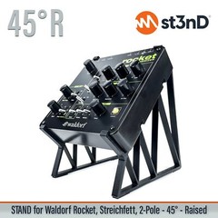 STAND for Waldorf ROCKET, STREICHFETT, 2-POLE – 45° RISER – st3nD – 3D printed