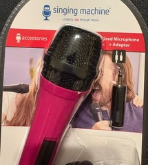 The Singing Machine SMM205P Dynamic Professional Microphone 10 FT Cord