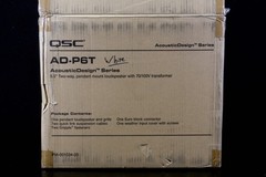 QSC AD-P6T 6.5″ two-way pendant-mount loudspeaker, open box, white SINGLE UNIT
