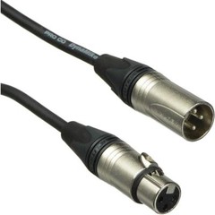 (2 Pack) ProCo EXMN-25 Excelines Microphone Cable with Neutrik Connectors – 25ft