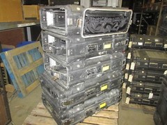 Rackmount 03U x24 ECS Legacy Composite Shock Mount Shockmount Case Black D