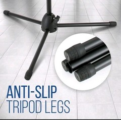 Pyle Tripod Microphone Stand – Adjustable & Extendable (Set of 2) PMKSKT35