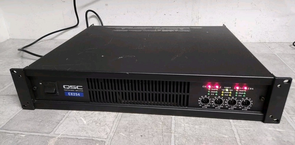 PARTS/REPAIR QSC CX-254 Professional Power Amplifier 4 Channel