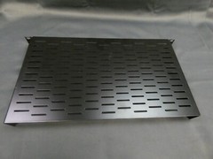 1U 19″ L x 10″ D Vented Rack Shelf for Server or Pro Audio Rack