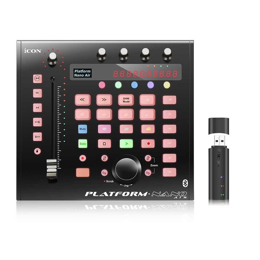 Icon Pro Audio Platform Nano Air – Wireless Battery Powered MIDI Control Surface